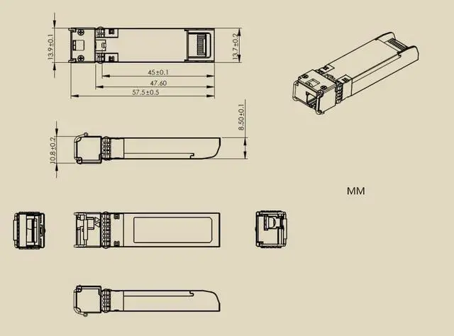 Alt view image 4 of 4 - SFP+ for youyeetoo BPI-R4 Single Board Computer 10G BX20 Module - 20KM, Fast 10Gbps, LC Connector (A Set)
