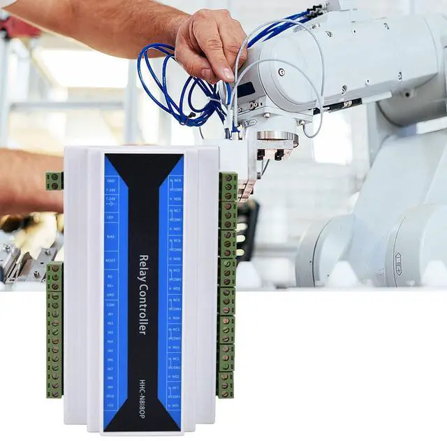 Main image of 8 Channel Network Relay Module Remote Control Relay Device Ethernet to RS485 TCP Relay Module