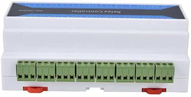 Alt view image 7 of 7 - 8 Channel Network Relay Module Remote Control Relay Device Ethernet to RS485 TCP Relay Module