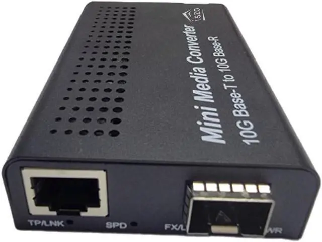 Main image of iszo 10G Media Converter, 10G SFP to RJ45, Fiber to Ethernet Converter, 10G Base-T SFP+ Ethernet Media Converter,1G/2.5G/5G/10G Adaptive,Support XGS-PON Stick was-110,MINI-SFPMC10G