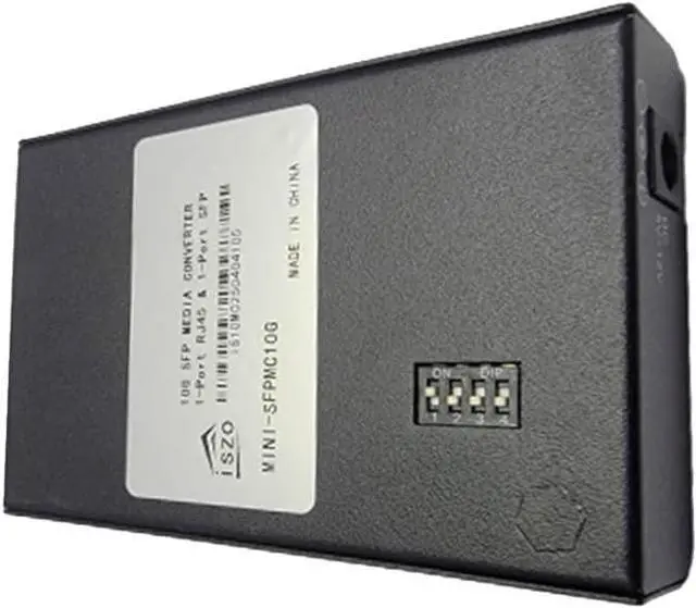 Alt view image 4 of 4 - iszo 10G Media Converter, 10G SFP to RJ45, Fiber to Ethernet Converter, 10G Base-T SFP+ Ethernet Media Converter,1G/2.5G/5G/10G Adaptive,Support XGS-PON Stick was-110,MINI-SFPMC10G