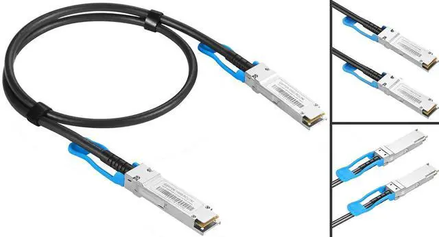 Main image of 100G QSFP28 DAC Cable- CR4 QSFP28 to QSFP28 Passive Direct Attach Twinax Copper Cable Compatible with Mellanox MCP7H00-A03, 3-Meter (9.9ft)