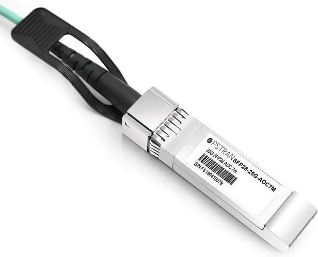 Alt view image 4 of 5 - 7m (23ft) 25G SFP28 to SFP28 Active Optical Cable Compatible with Arista Networks AOC-S-S-25G-7M