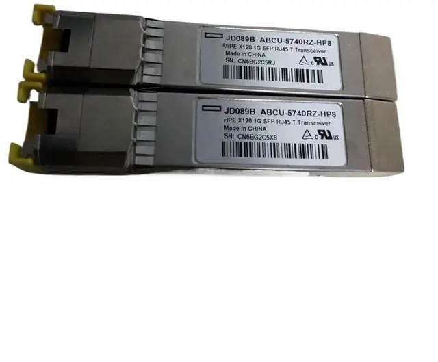 Alt view image 2 of 4 - H-P/JD089B/1000BASE-T SFP-GE-100-T RTXL 185-210 X120 Copper RJ-45 100m Transceiver Module/RJ45 Optical Fiber Module