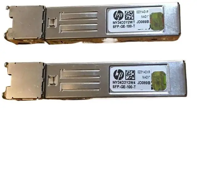 Alt view image 3 of 4 - H-P/JD089B/1000BASE-T SFP-GE-100-T RTXL 185-210 X120 Copper RJ-45 100m Transceiver Module/RJ45 Optical Fiber Module