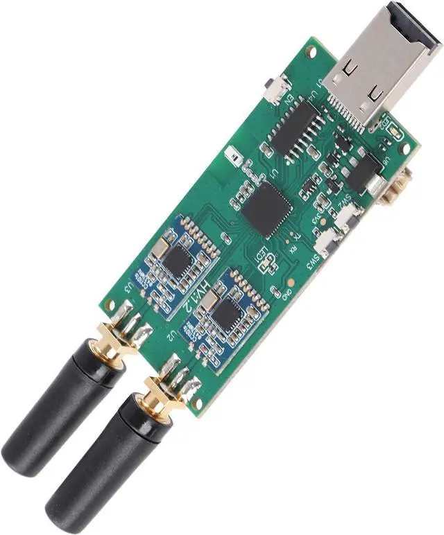 Alt view image 3 of 7 - RF Adapter and Transceiver RF Transceiver RF Transceiver Module Set for Penetration Testing Wide Frequency Range 300MHz-2.4GHz for Reception Transmission