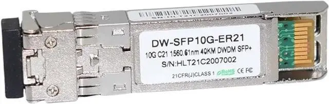 Alt view image 2 of 6 - DW-SFP10G-ER 1560.61nm 40km Network Compatible DOM DWDM SFP+(1 pcs)
