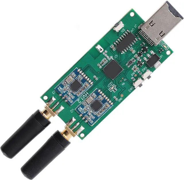 Alt view image 2 of 7 - RF Adapter and Transceiver RF Transceiver RF Transceiver Module Set for Penetration Testing Wide Frequency Range 300MHz-2.4GHz for Reception Transmission