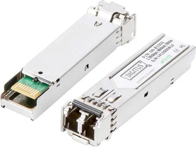 Alt view image 3 of 7 - Digitus 1.25 Gbps SFP Modul Up to 20km Singlemode. LC Duplex Connect, DN-81011 (Singlemode. LC Duplex Connect Industrial Ver.)
