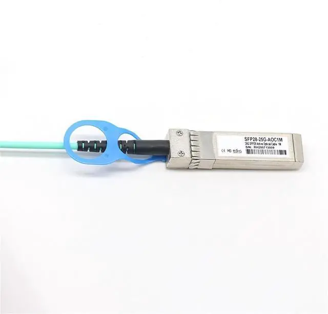 Alt view image 3 of 4 - Widely Compatible with SFP28 Active Optical Cable, 25GAOC high-Speed Optical Cable, 1M Direct-Connect Cable, SFP Optical Module (Size : 30M)
