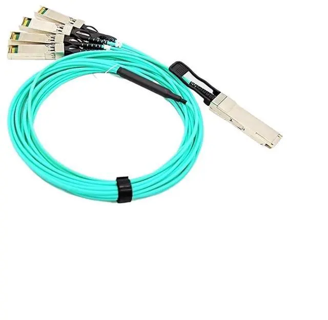 Alt view image 2 of 3 - AOC Active Optical Fiber Stacking Cable is widely Compatible with 100G QSFP28-4SFP28-AOC1M (Size : 1M)