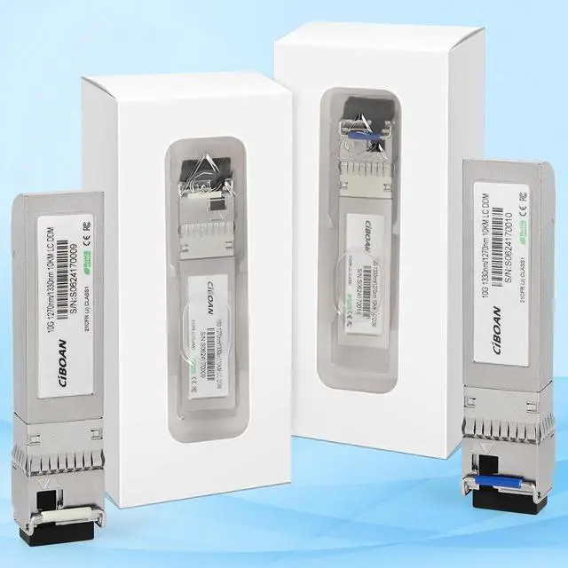 Alt view image 5 of 6 - 10G SFP+ Bidi Transceiver, LC Single-Mode Single Fiber Module, 1270nm/1330nm ,for Cisco , Meraki , Ubiquiti , Mikrotik, D-Link,and More ,DOM 10km (a Pair of)