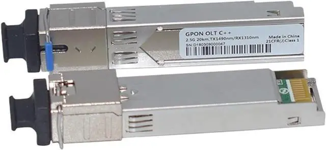 Alt view image 5 of 6 - SFP 2.5G 20km TX 1490nm 2.488Gbps RX 1310nm 1.244Gbps SC/UPC(5 pcs)