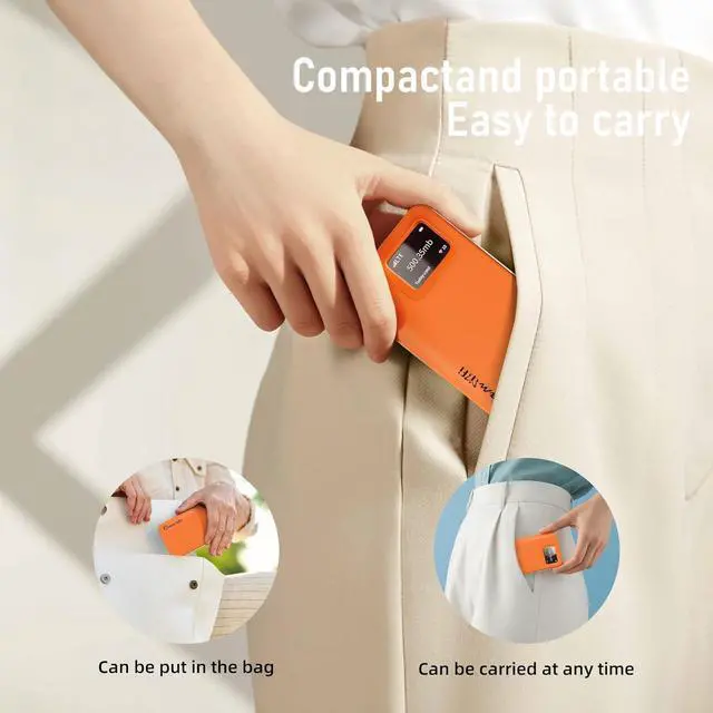 Alt view image 2 of 7 - RoamWiFi 4G LTE Portable Hotspot - 10GB US + 1GB Global Data (30 Days), 10 Devices, 170+ Countries, No SIM/Contract - Travel, Home, Gaming (02 RoamWiFi 4G Hotspot10G USA + 1G Global Data)