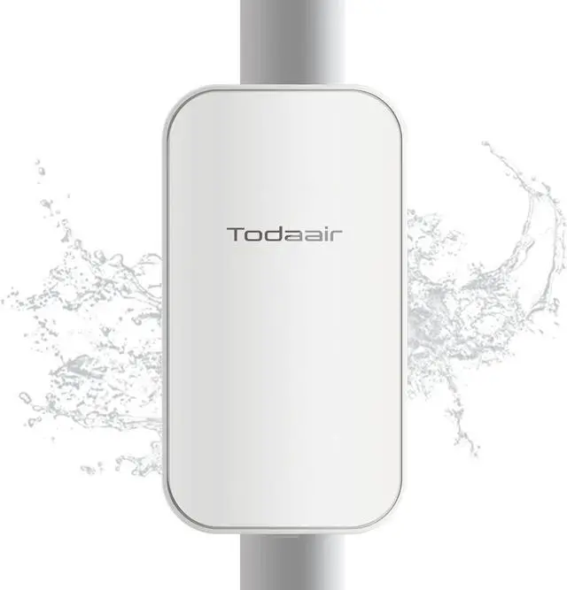 Main image of 2025 Outdoor WiFi Extender, IP65 Weatherproof, Dual Band WiFi Booster and Signal Amplifier, Covers Up to Least 3440 Sq. ft and 30 Devices, Outdoor WiFi Extender for Farm, Courtyard, Factory