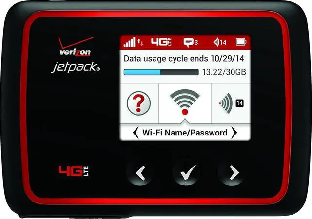 Main image of Verizon MiFi 6620L Jetpack 4G LTE Mobile Hotspot (Verizon Wireless)