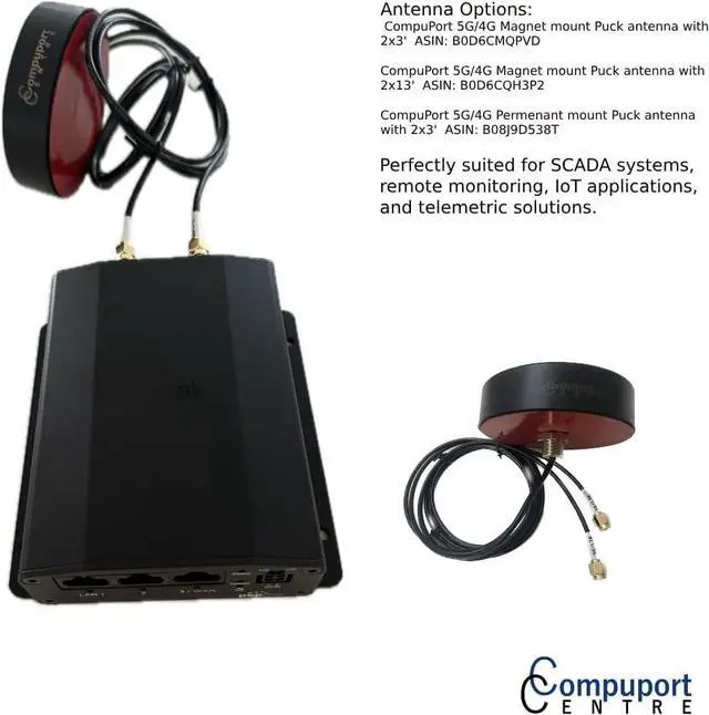 Alt view image 3 of 7 - Peplink MAX-BR1-MINI-LTE-US-T-M-PRM (CORE) MAX BR1 Mini Core Cellular Router Sold by CompuPort Centre Inc.