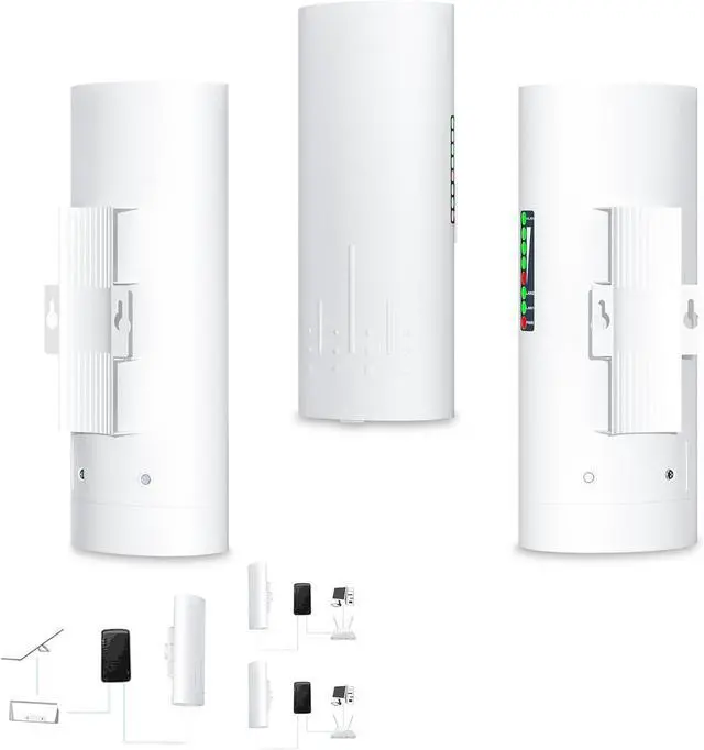 Main image of Point to Multipoint Outdoor Starlink Internet Long Range Wireless Bridge for Starlink Gen 3 Router, Starlink WiFi Extender, IP65 Waterproof, 5.8GHz 100Mbps 3 KM with 16dBi High Gain Antenna(3Pack)