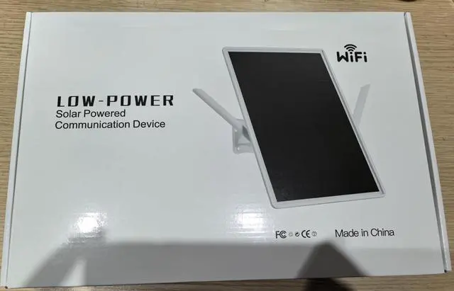 Alt view image 2 of 7 - Outdoor Dual Band WiFi Signal Extender/Amplifier, Suitable for 2.4GHz routers, WiFi repeaters, 300Mbps, Coverage Radius up to 490 feet/150m, 15W/5V Solar Panel, IP65 Waterproof, 20000mAh Battery