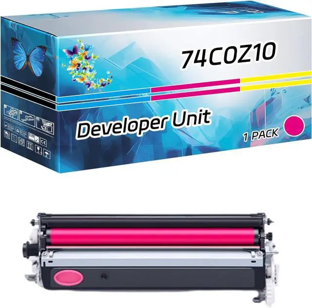 Main image of 74C0Z10 Developer Unit Compatible for Lexmark C4150 CS720de CS720dte CS725de CS725dte CX725de CX725dhe CX725dthe Printers (1 Pack Magenta)