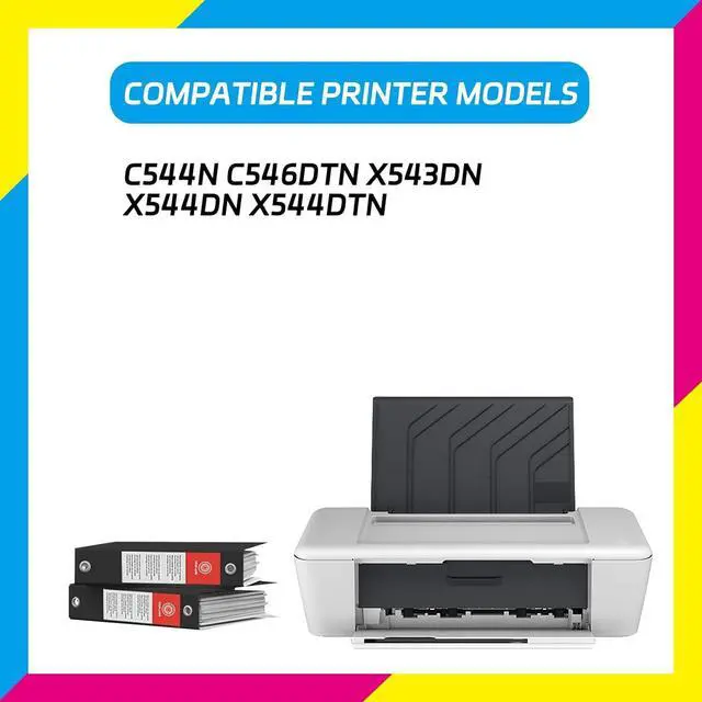 Alt view image 2 of 7 - C540X31G Developer Unit Compatible for Lexmark C544N C546DTN X543DN X544DN X544DTN Printers, High Yield 30000 Pages, with Chip High-Definition Printing (1 Pack Yellow)