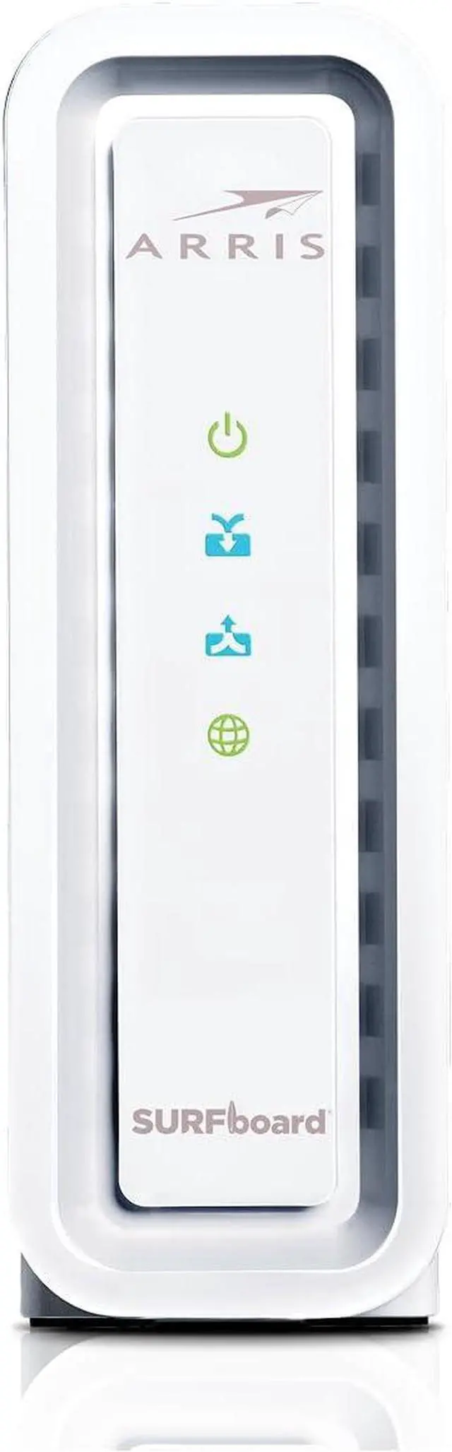 Alt view image 2 of 7 - ARRIS (SB6190) - Cable Modem - Fast DOCSIS 3.0 32x8 Gigabit Cable Modem, For Comcast Xfinity, Cox, Spectrum and more, 1 Gbps Port, 800 Mbps Max Internet Speed, 2 Year Warranty - (No Built-in Wifi)