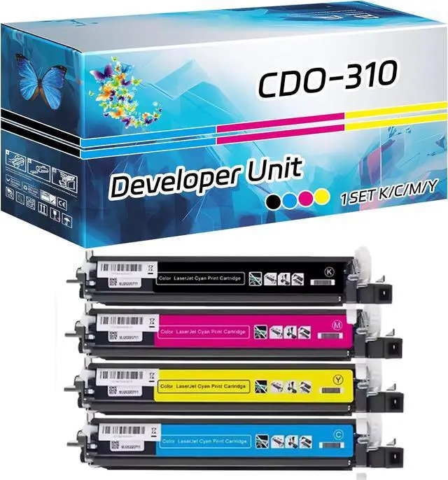 Main image of CDO-310 Developer Unit Compatible for Pantum CM7107DN CP2507DN Plus Printers, High Yield 225000 Pages, with Chip High-Definition Printing (4-Pack BK/C/M/Y)