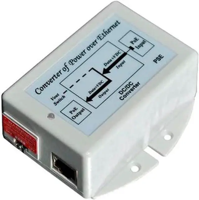 Main image of Tycon Power Systems TP-POE-2456GD 24V Passive PoE in, 56V 35W 802.3at PoE Out Converter Gigabit Compatible