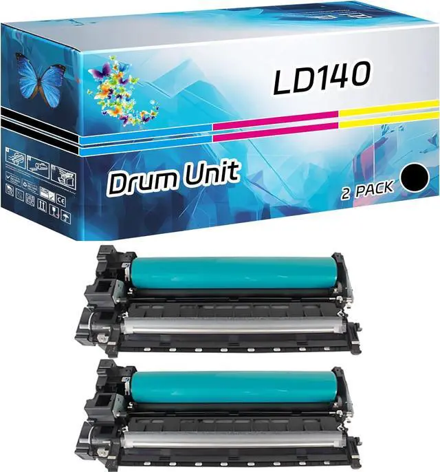 Main image of LD140 Drum Unit Compatible for Lanier LD140G LD140SP LD150G LD150SP LD335 LD345 LD345SP Printers, High Yield 160000 Pages, with Chip High-Definition Printing (2-Pack Black)