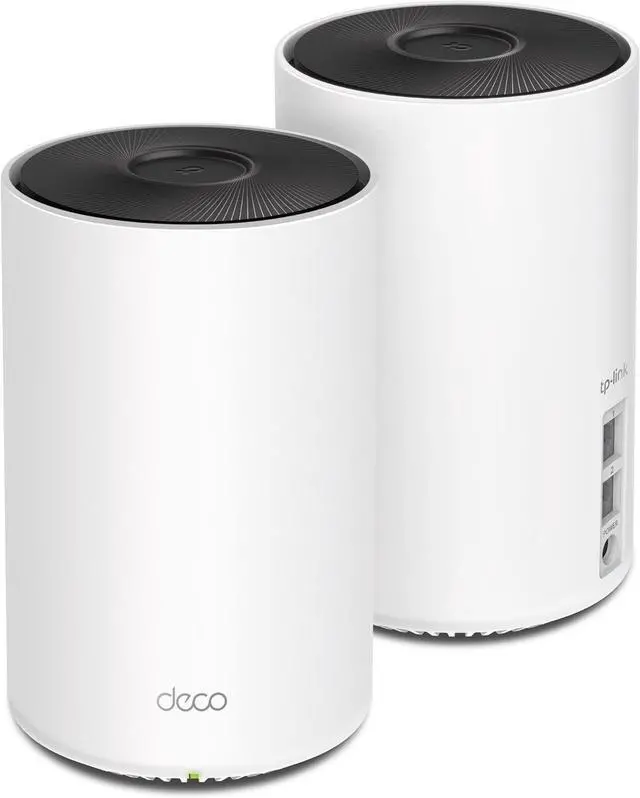 Main image of TP-Link Tri-Band Wi-Fi 6 Mesh Router System | 2- Mesh Routers | Coverage up to 5,500 sq. ft. | Deco W7200 (2-Pack)