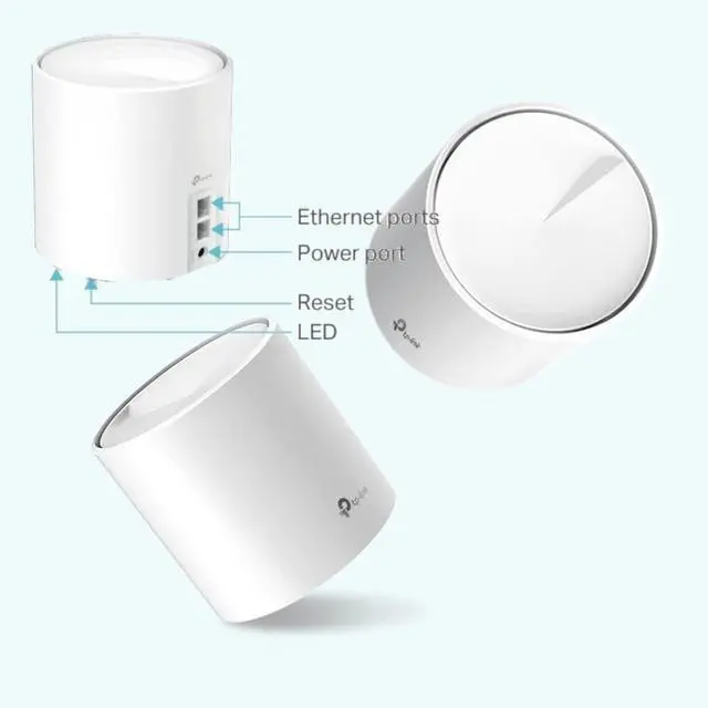 Alt view image 2 of 7 - TP-Link Deco X20 AX1800 Whole Home Mesh Wi-Fi 6 System Add-on Unit, Up to 2000 sq ft Coverage, Compatible with Amazon Alexa, Antivirus Security Protection and Parental Controls