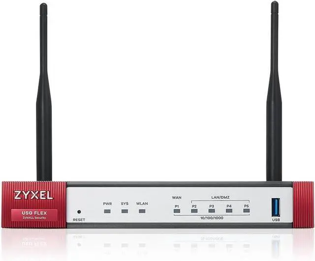 Main image of Zyxel USGFLEX50AX ZyWALL VPN Network Security Firewall Router | Hardware Only | Integrated WiFi 6 | Home & Small Business | Up to 25 Users | Nebula Cloud Option