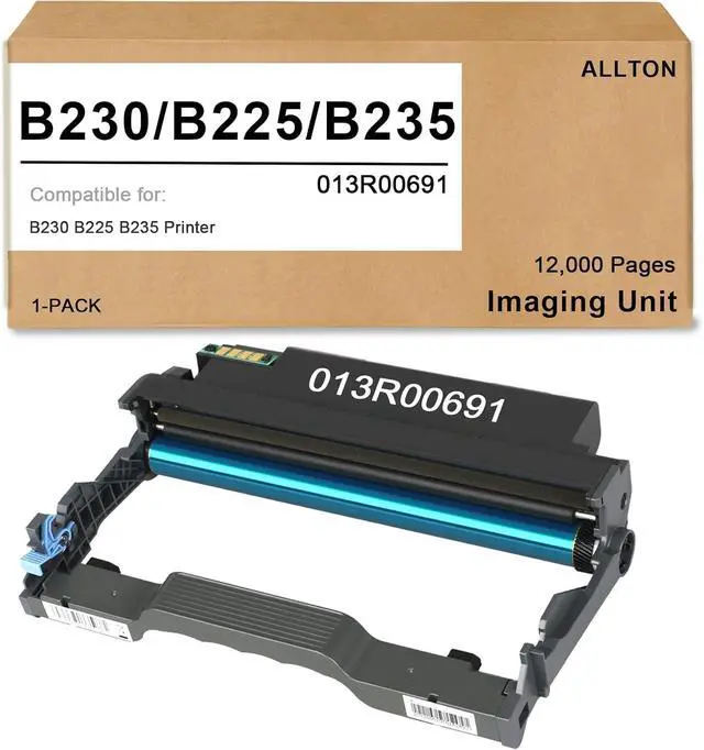 Main image of B230 B225 B235 Drum Unit Compatible 013R00691 Black Imaging Kit Replacement for B225 B230 B235 Printer 12,000 Pages(1-Pack,Black)