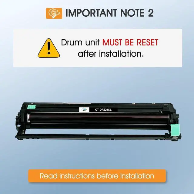 Alt view image 5 of 7 - DR229 DR229CL Drum Unit 4-Pack Compatible Replacement for Brother DR229 DR-229CL for MFC-L3780cdw MFC-L3720cdw HL-L3220cdw HL-L3280cdw HL-L3295cdw DCP-L3560cdw Printer (Black Cyan Magenta Yellow)
