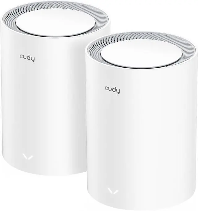 Main image of Cudy Dual Band BE3600 WiFi 7 Wi-Fi Mesh System, 3.6 Gbps 160 Mhz, Coverage up to 4,800 Sq.ft, 3 Gigabit Ports, Multi-VPN Compatible, Cudy APP Control(M3600 2-Pack)