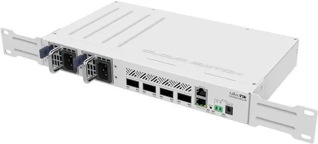 Alt view image 4 of 7 - MikroTik CRS504-4XQ-IN Cloud Router Switch 650MHz 4xQSFP28 Compatible with 40G, 25G, 10G, and 1G Fiber Connections
