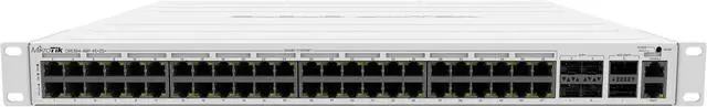 Alt view image 4 of 6 - MikroTik CRS354-48P-4S+2Q+RM Switch has 48 x 1G RJ45 Ports and 4 x 10G SFP+ Ports. 2 x 40G QSFP+ Ports for Extremely Fast Fiber Connections or Linking with Other 40 Gbps Devices