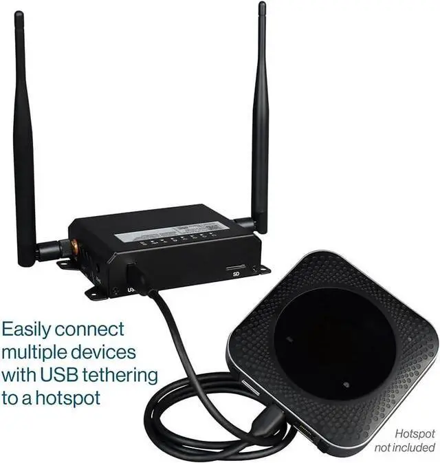 Alt view image 5 of 5 - Winegard WRPPLR Entry Level 2.4ghz Indoor Router