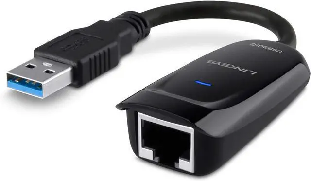 Main image of Linksys USB3GIG: USB 3.0 Gigabit Ethernet Adapter, Works with MacBook Air, Chromebook, Ultrabook (Most Computers, Consoles, DVRs, and Set Top Boxes)