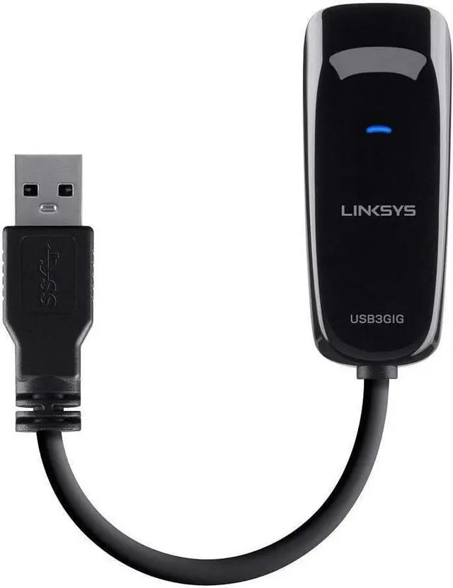 Alt view image 3 of 4 - Linksys USB3GIG: USB 3.0 Gigabit Ethernet Adapter, Works with MacBook Air, Chromebook, Ultrabook (Most Computers, Consoles, DVRs, and Set Top Boxes)