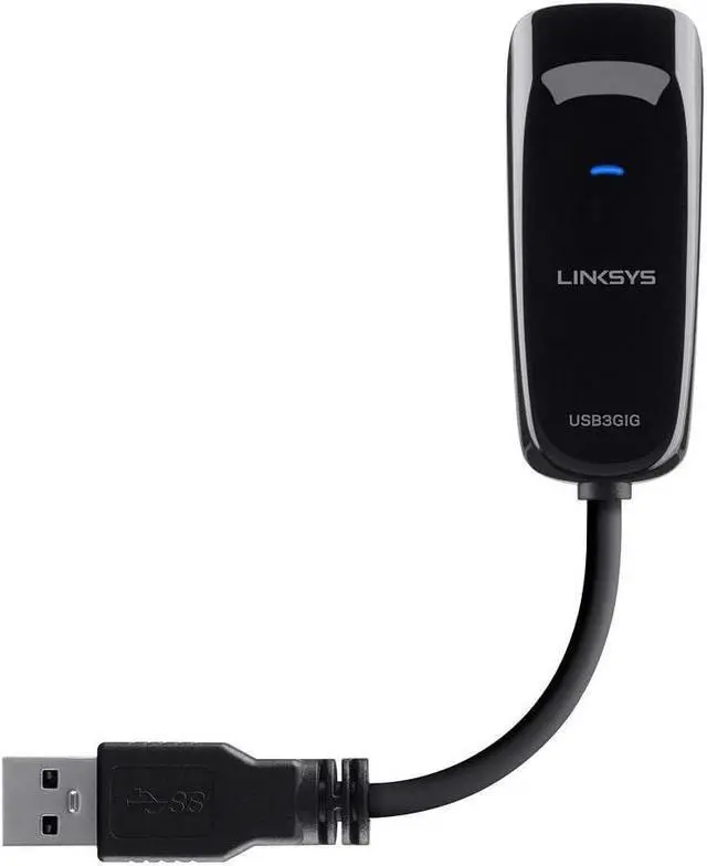 Alt view image 4 of 4 - Linksys USB3GIG: USB 3.0 Gigabit Ethernet Adapter, Works with MacBook Air, Chromebook, Ultrabook (Most Computers, Consoles, DVRs, and Set Top Boxes)