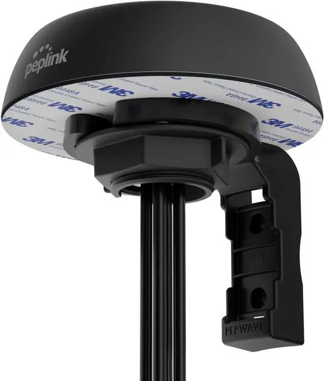 Alt view image 3 of 5 - Peplink Cellular & WiFi Antenna Mobility 22G | LTE 2x2 MIMO Cellular High Bandwidth Dual-Band Wi-Fi External Router Computer Networking Antenna System with GPS Receiver | Durable Housing, Black