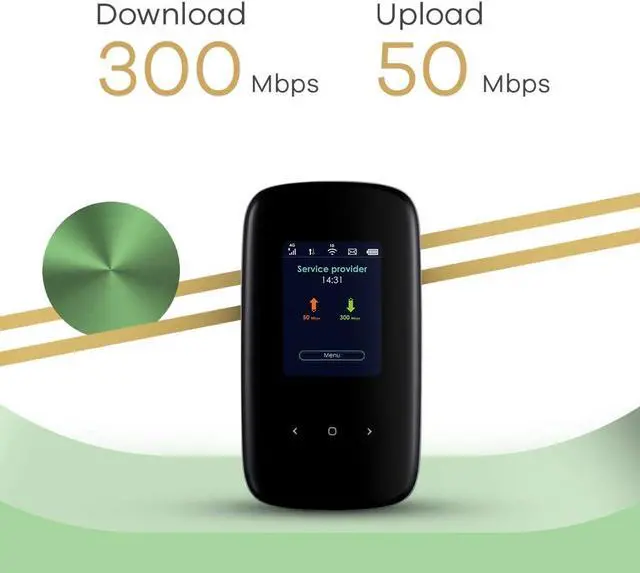 Alt view image 5 of 6 - Zyxel LTE2566-M634 wireless router Dual-band (2.4 GHz / 5 GHz) 4G Black