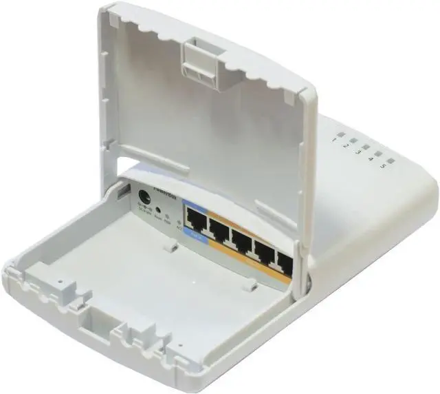 Alt view image 5 of 7 - Mikrotik RB750P-PBr2 PowerBox outdoor 5 Ethernet port router with PoE (1-UNIT) + RB951Ui-2nD hAP wireless access point PoE (4-UNITS)