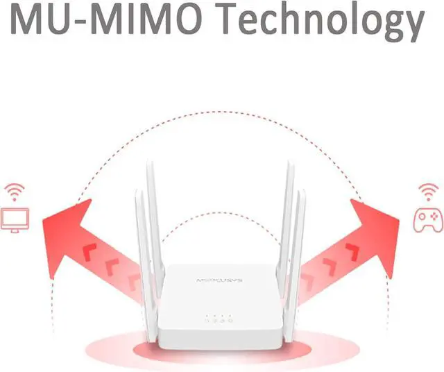 Alt view image 4 of 6 - AC10, AC1200 Mbps MU-MIMO, Beamforming, All-in-one ( Router, Access Point, Range Extender) Modes, Easy to Setup with Mobile App, Dual-Band Wi-Fi 5 Router