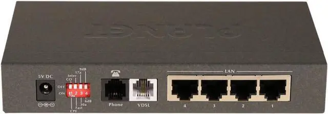 Alt view image 3 of 7 - 100/100 Mbps Ethernet (4-P LAN) to VDSL2 Bridge - 30a