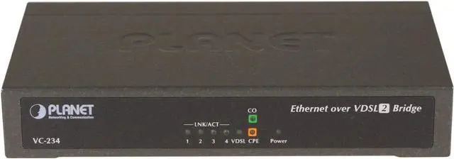 Alt view image 2 of 7 - 100/100 Mbps Ethernet (4-P LAN) to VDSL2 Bridge - 30a