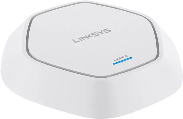 Main image of Linksys LAPN300: Wireless Business Access Point, Wi-Fi, Single Band 2.4 GHz N300, PoE, Range Extension via WDS and Workgroup Bridge (White)