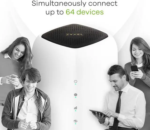 Alt view image 6 of 7 - Zyxel FWA505 Cellular Network Router