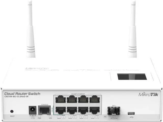 Main image of MikroTik Cloud Router Switch CRS109-8G-1S-2HnD-IN